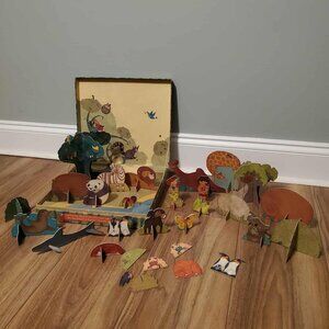 Care For Our World Cardboard Animal Playset (Pieces Only)
